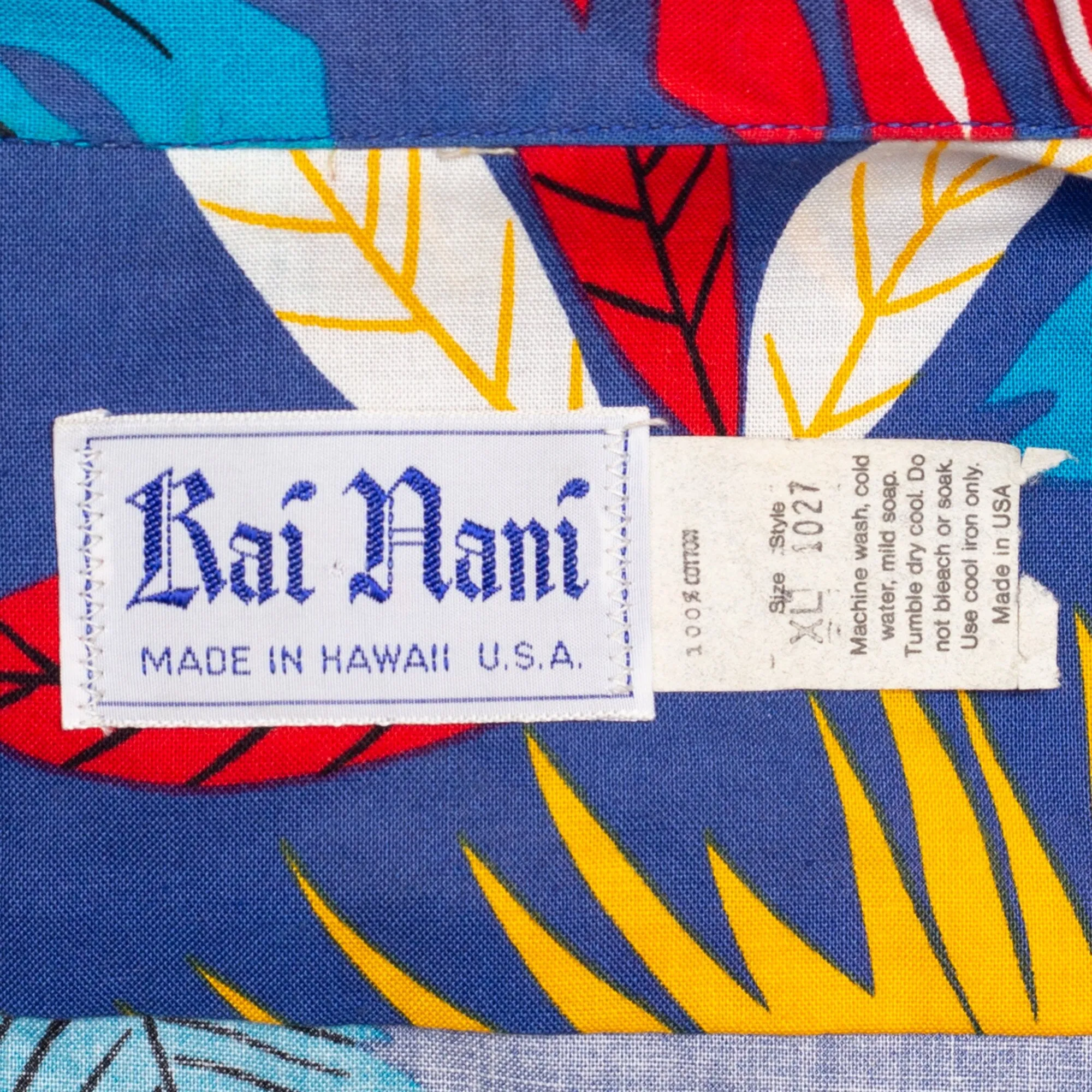 70s Rai Nani Hawaiian Aloha Shirt - Men's XL