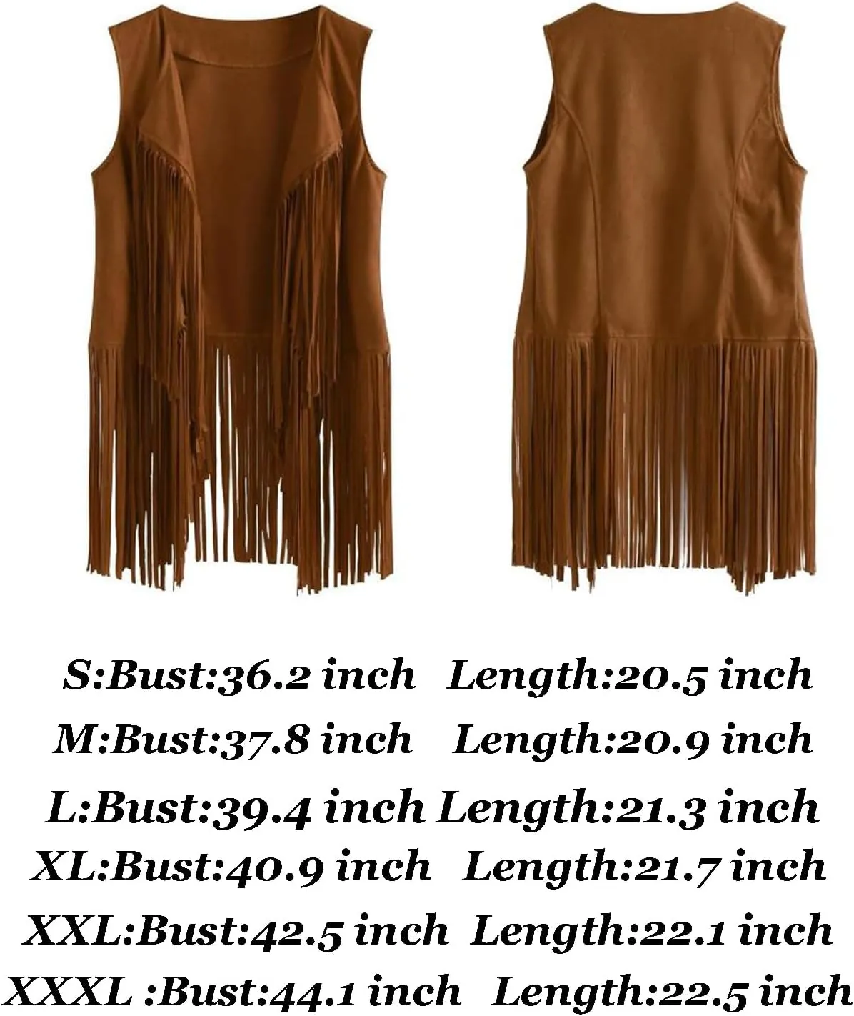 ACTLATI 60s 70s Outfits for Women Hippie Costume Set Halloween Fringe Vest Peace Sign Necklace Headband Sunglasses Earring