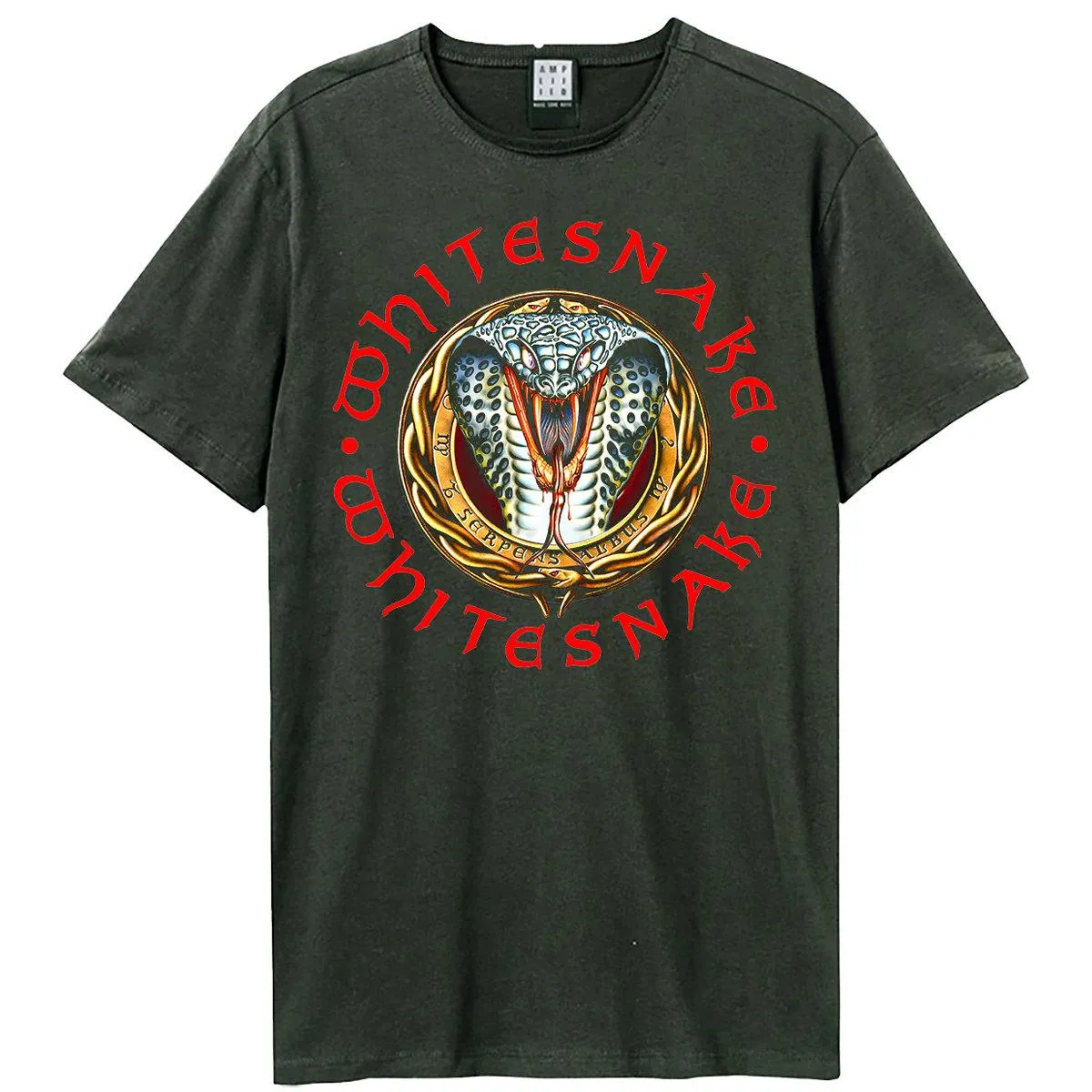 Amplified Unisex Adult Donnington Snake T-Shirt
