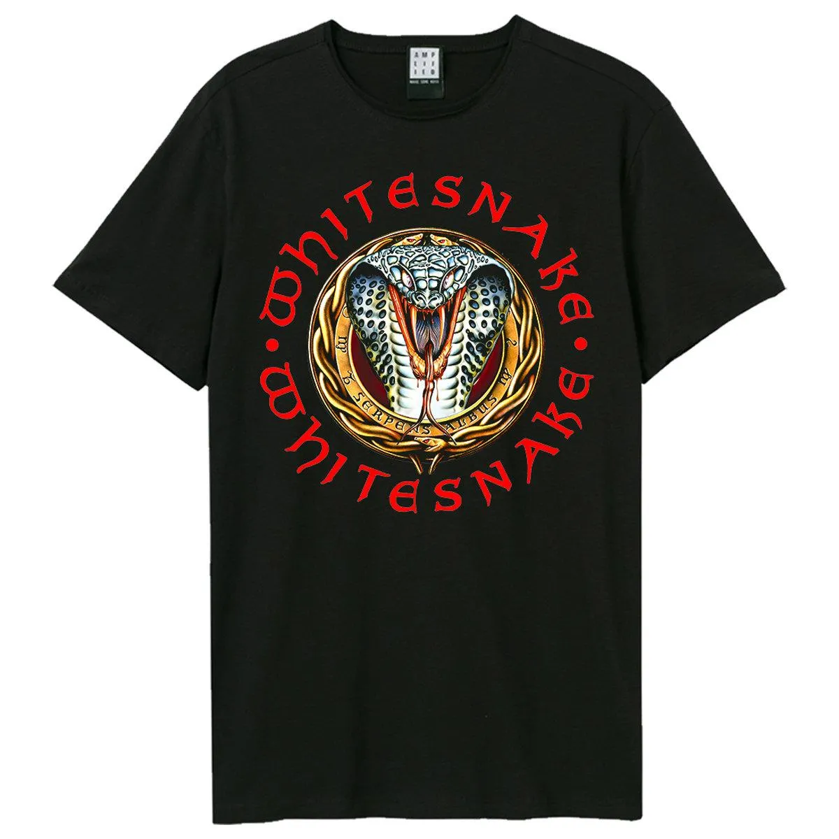 Amplified Unisex Adult Donnington Snake T-Shirt