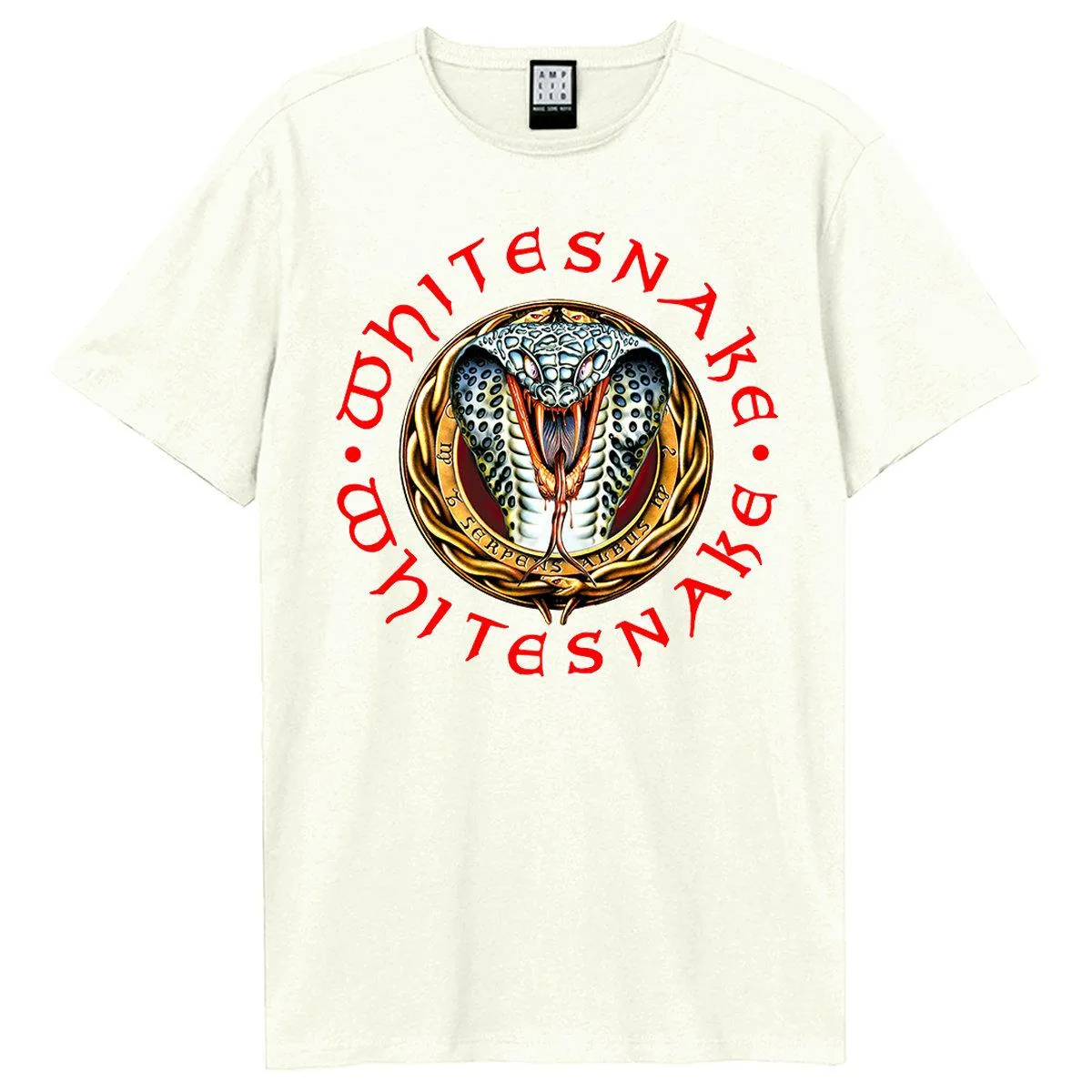 Amplified Unisex Adult Donnington Snake T-Shirt