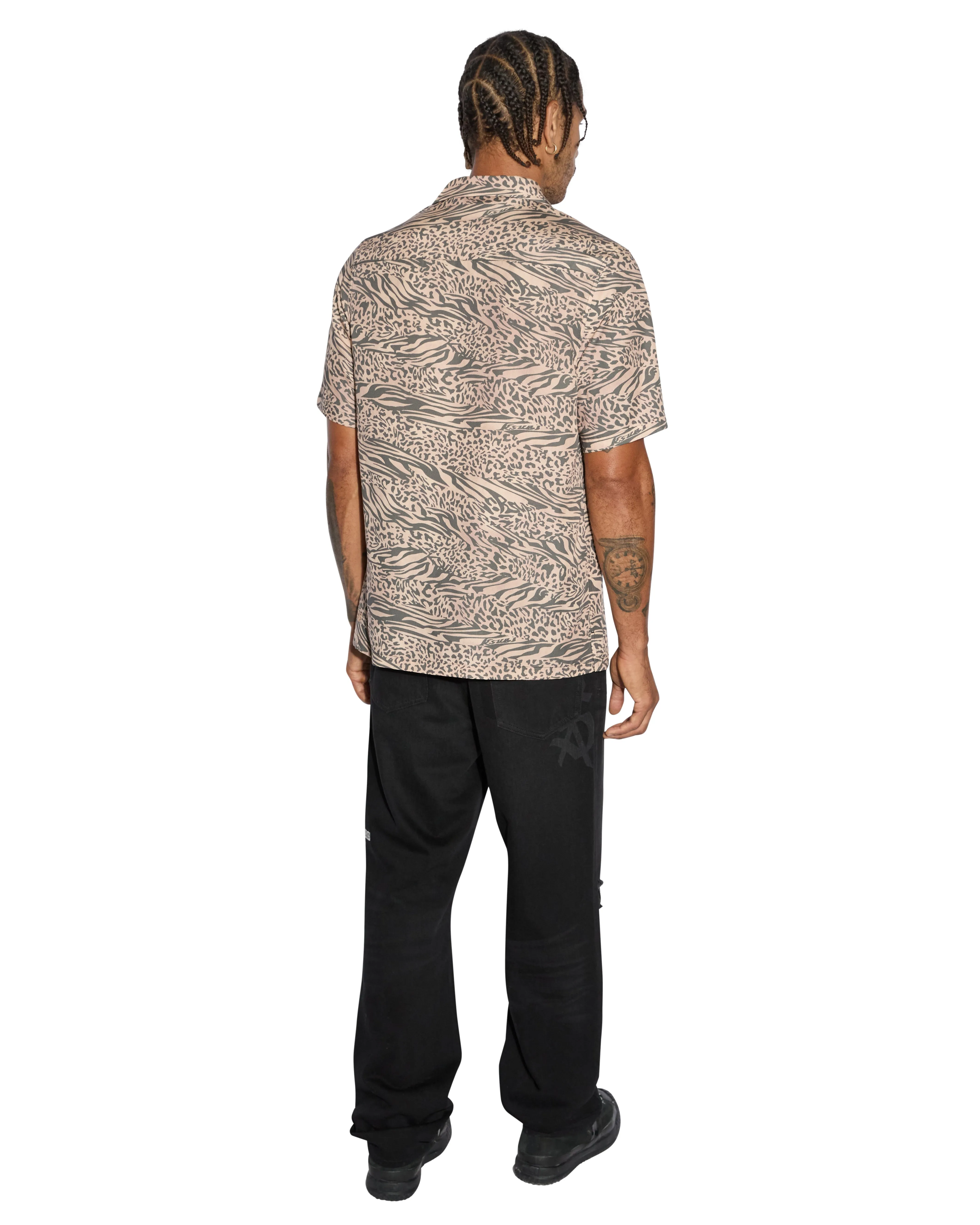 CONFUSED RESORT SS SHIRT LEO