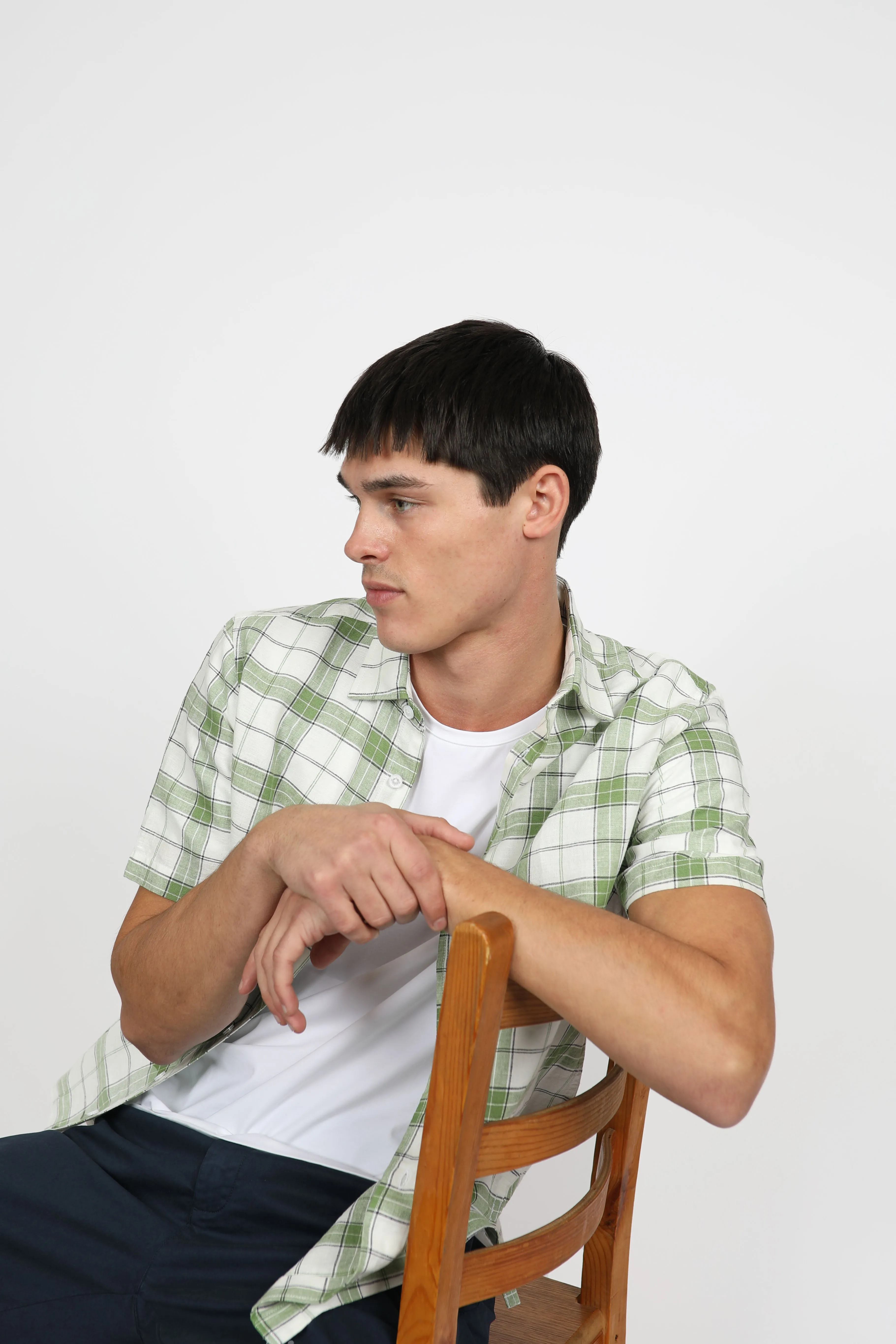 Forest Short Sleeve Check Shirt