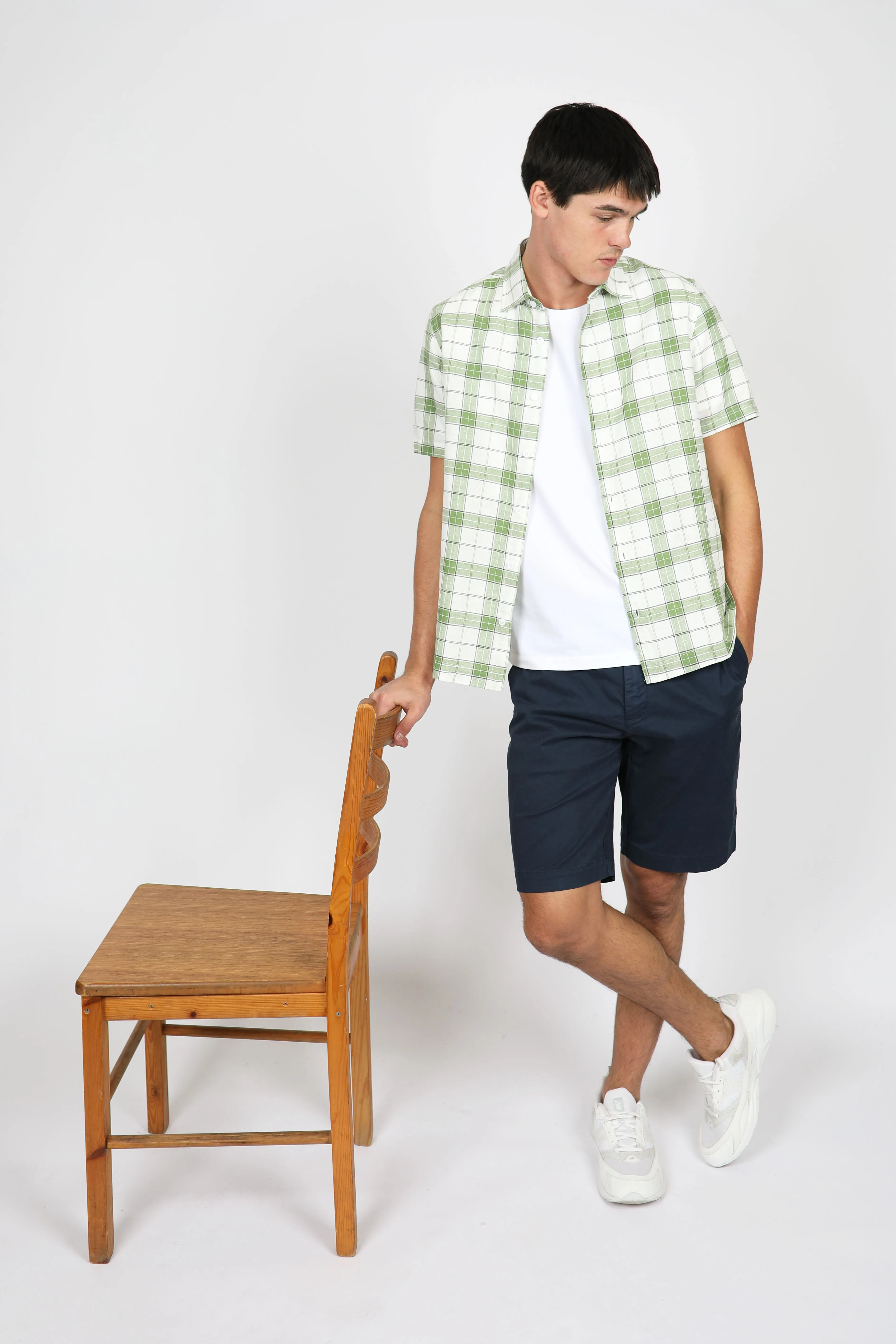 Forest Short Sleeve Check Shirt