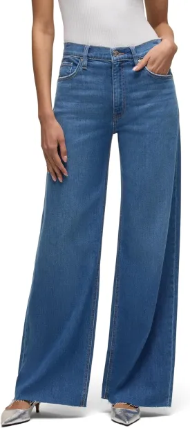 HUDSON Women's Jodie High Rise Loose Fit Wide Leg Jean