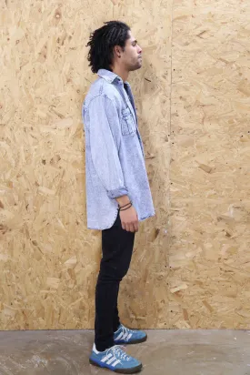 Light Acid Wash Denim Shirt