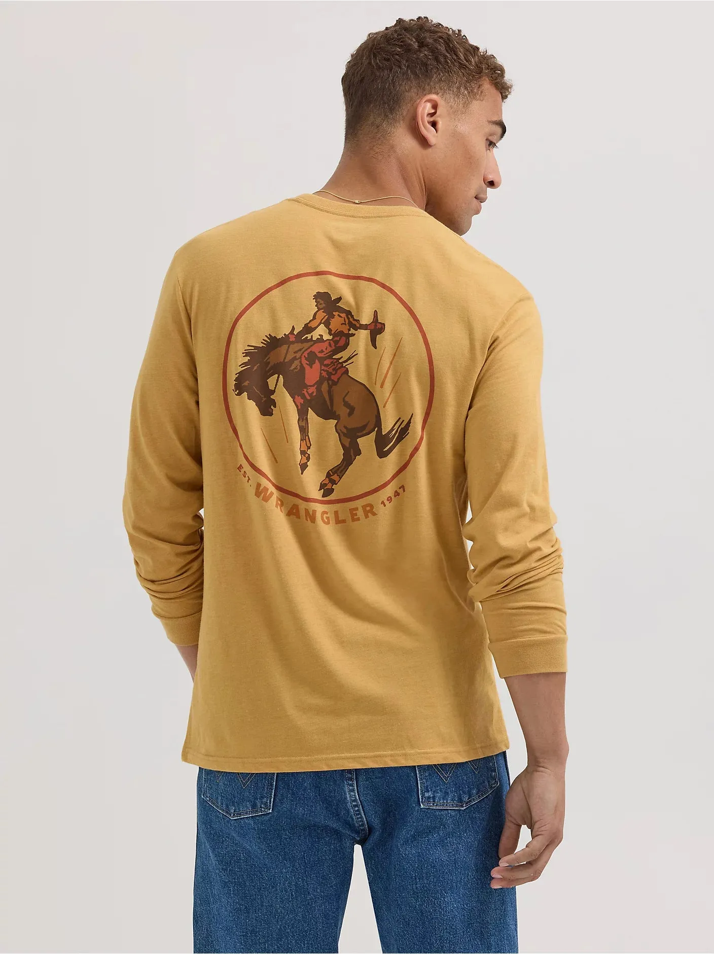 Men's Wrangler Long Sleeve Graphic Tee