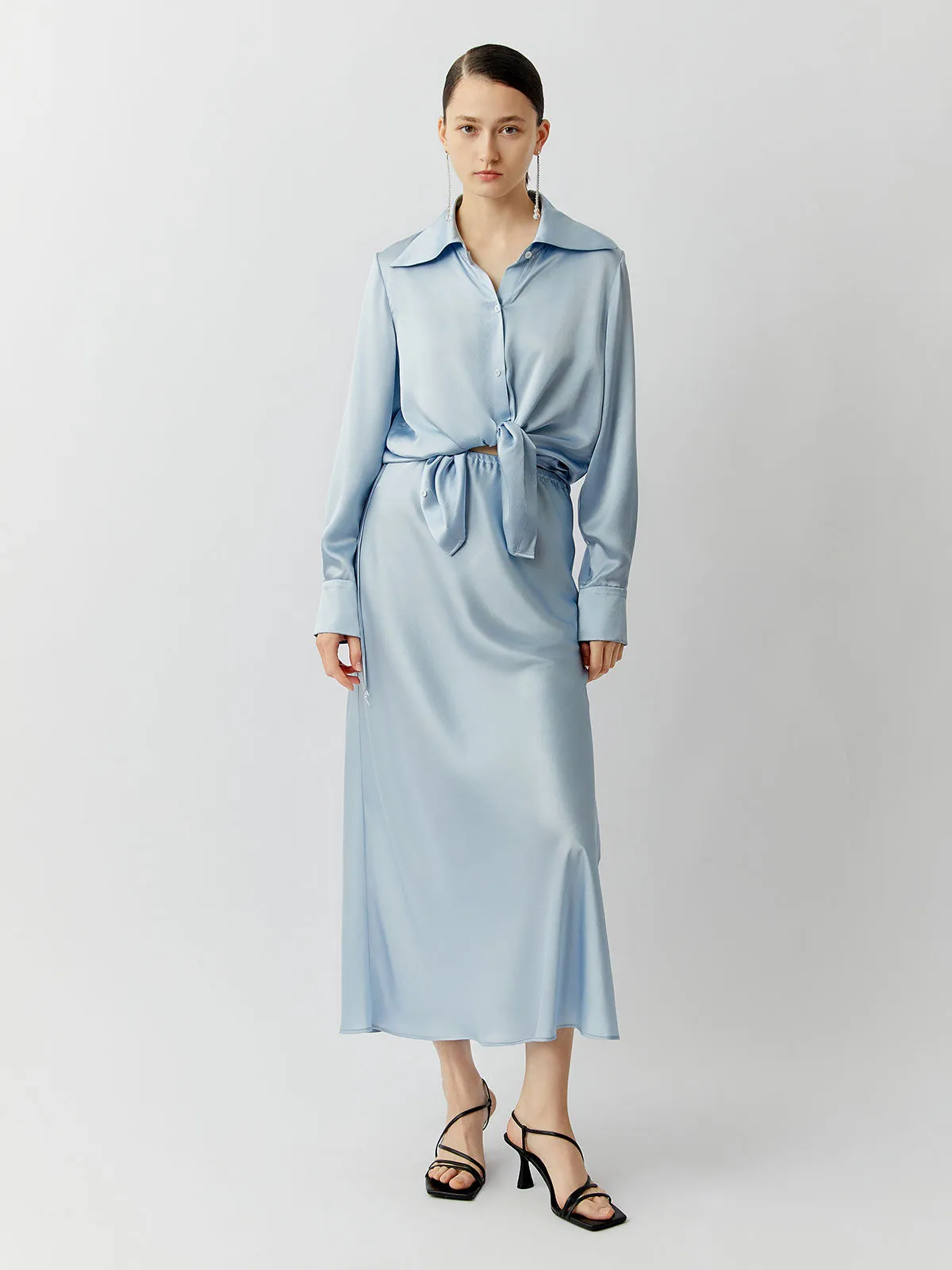 SILKINC Wide Collar Silk Shirt (Spirit Shirt)
