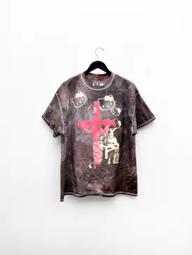 Stacy House H***o Kitt T-Shirt, Brown Tie Dye