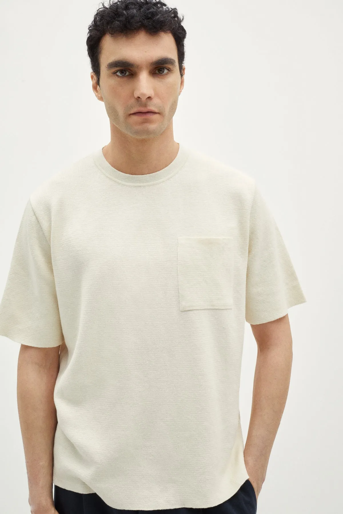 The Linen Cotton Relaxed-fit T-shirt