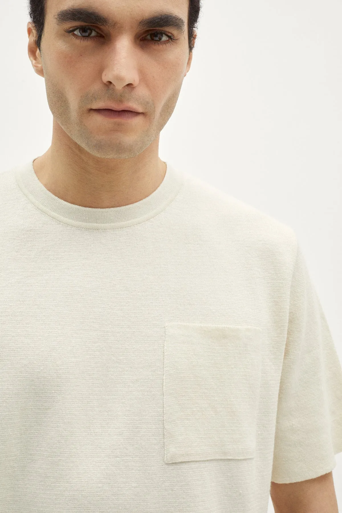 The Linen Cotton Relaxed-fit T-shirt