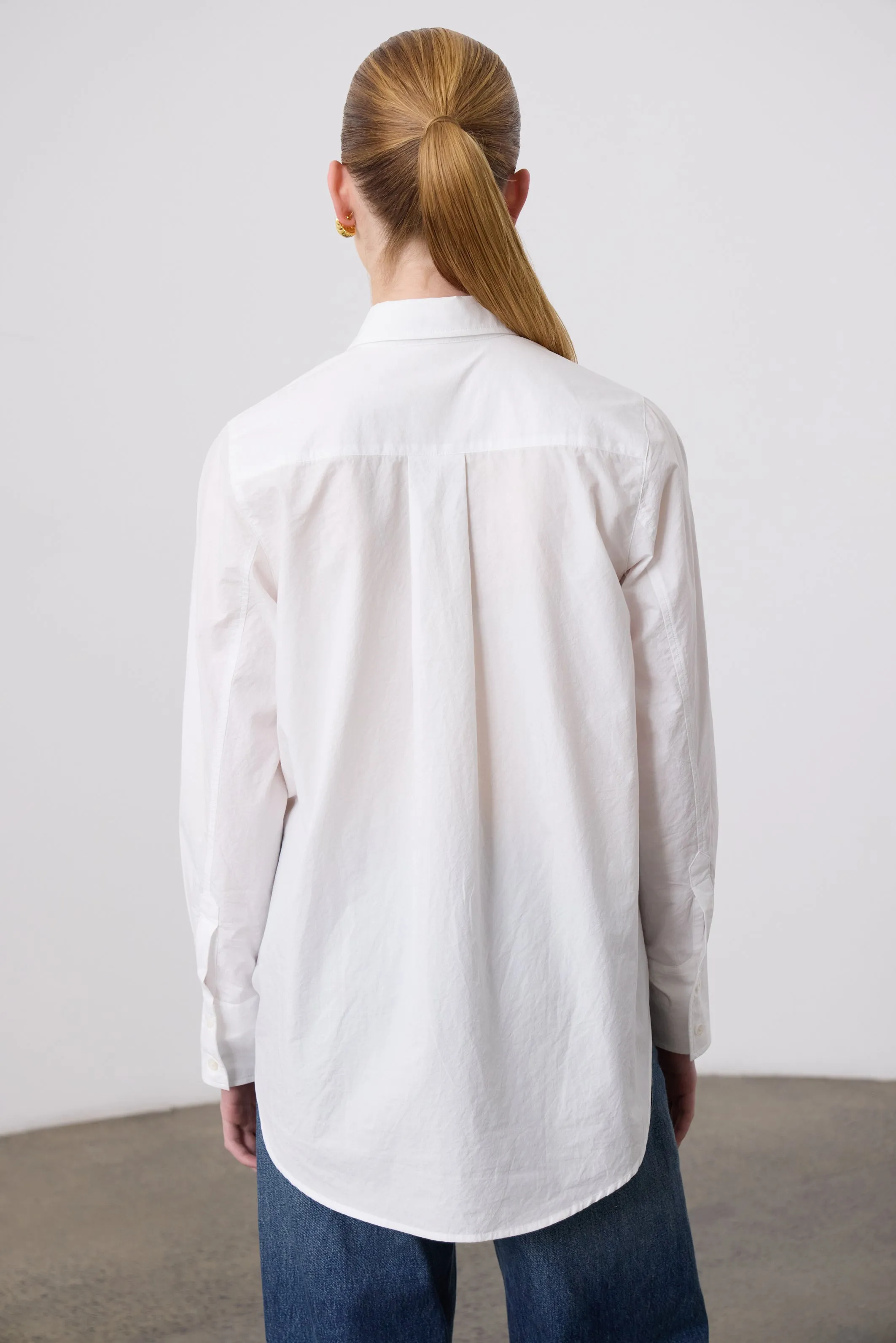 Walt Cotton Shirt - White