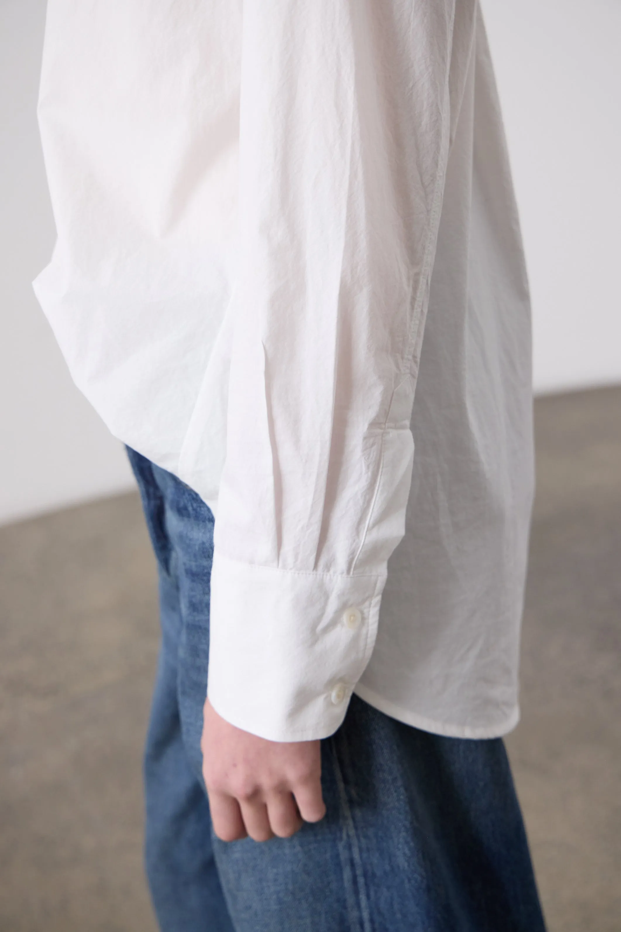 Walt Cotton Shirt - White