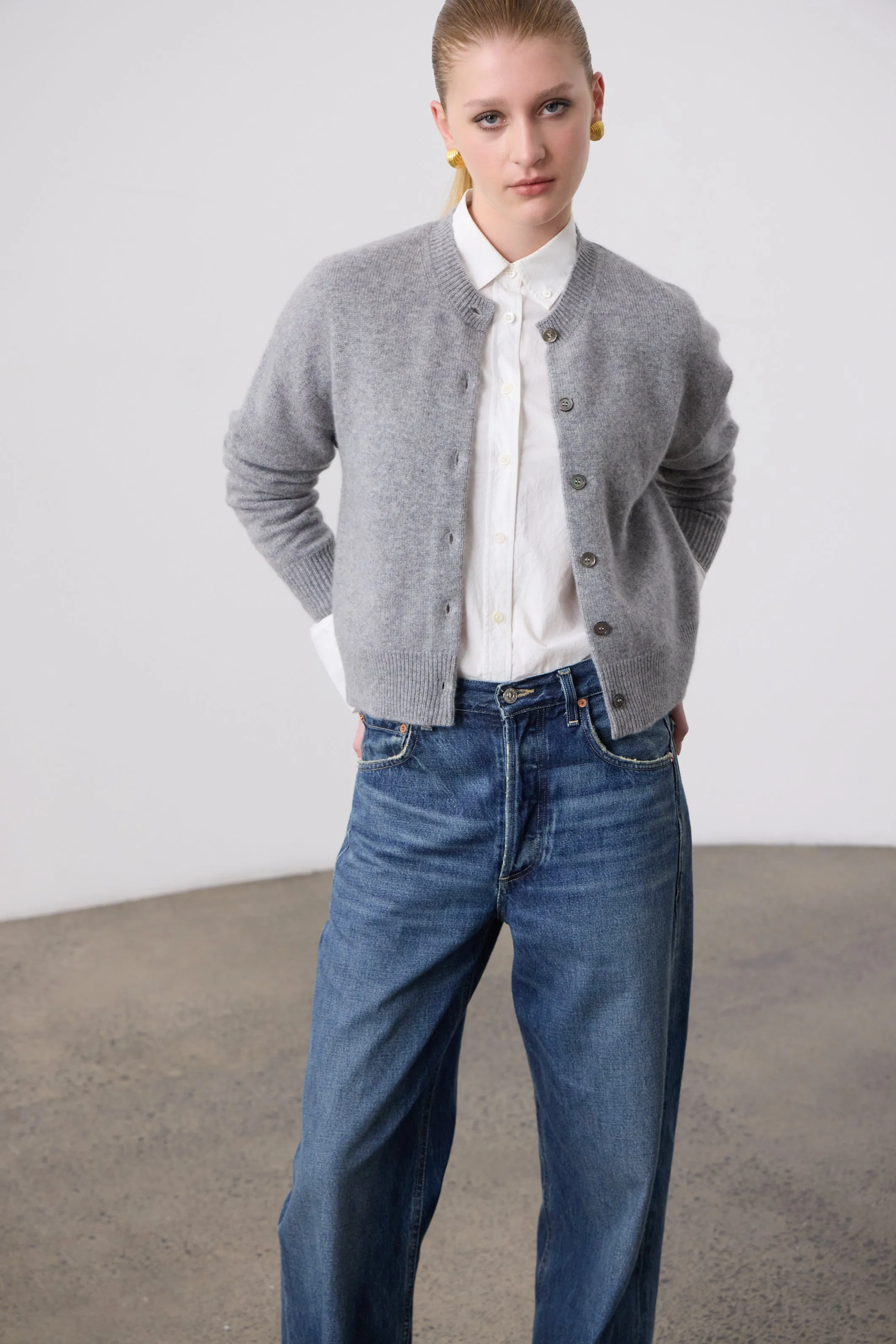 Walt Cotton Shirt - White