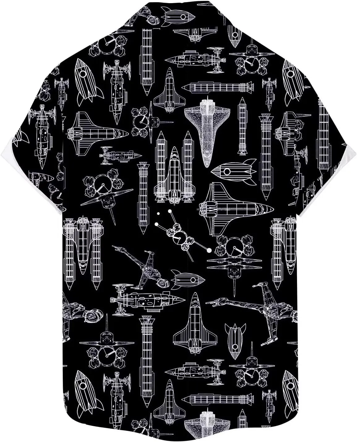 WHO IN SHOP Men's Hawaiian Shirt All Patterns Print Short Sleeve Button Down Shirts