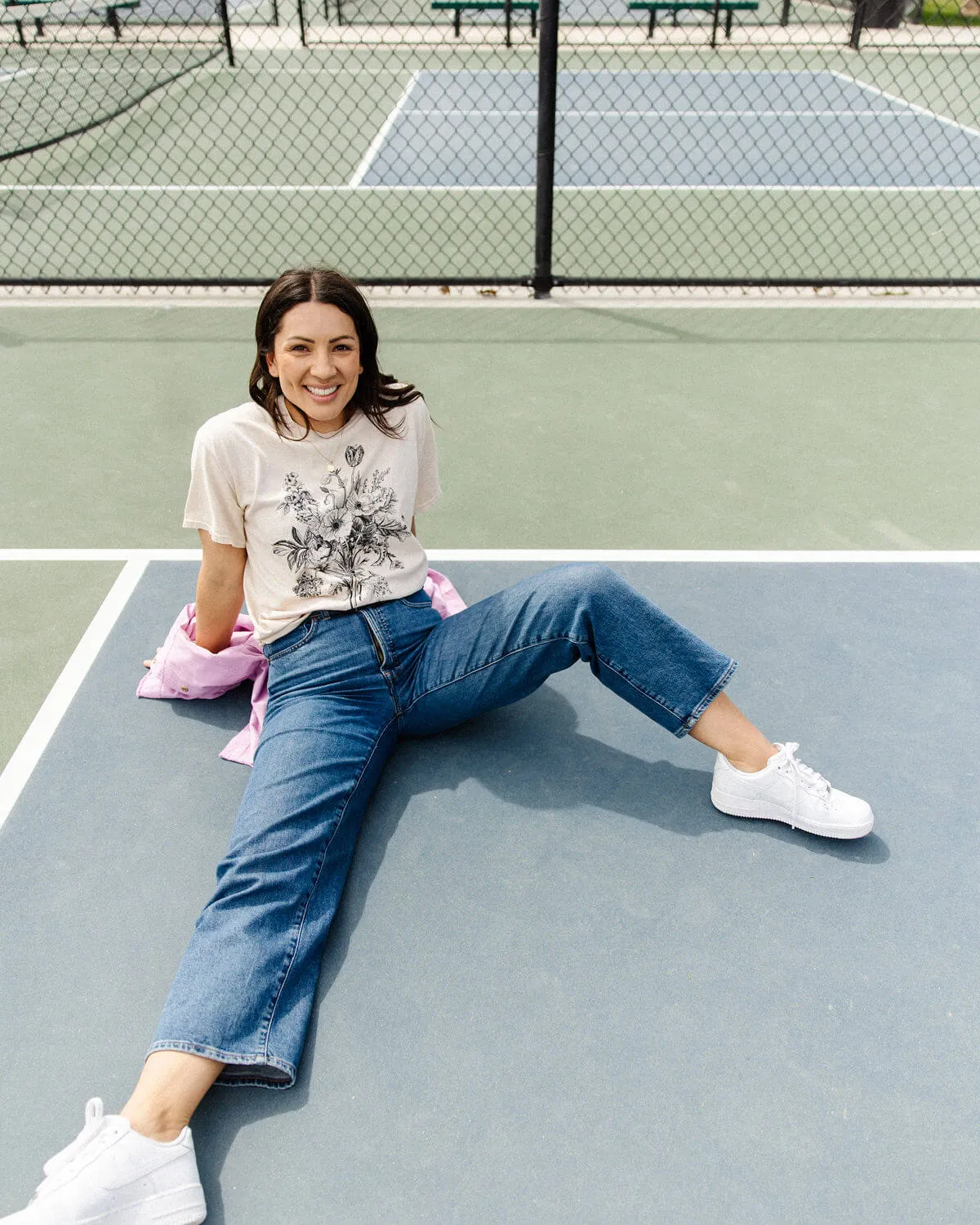 Wild Bouquet Distressed Graphic T-Shirt | XS-2XL