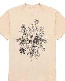 Wild Bouquet Distressed Graphic T-Shirt | XS-2XL